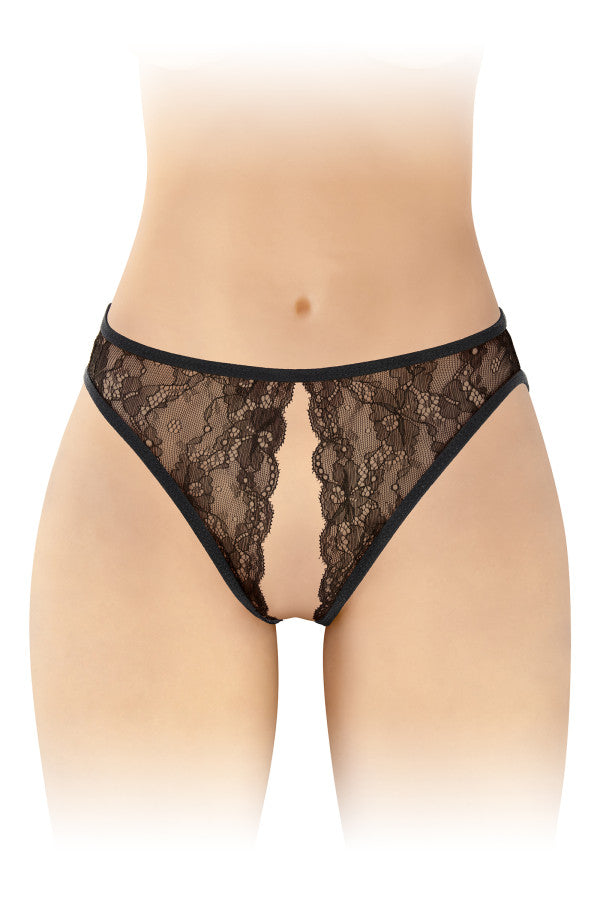 Tanga em renda - Preto - Victoria - Fashion Secret