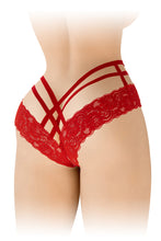 Carregar imagem no visualizador da galeria, Tanga em renda - Vermelho - Anne  - Fashion Secret
