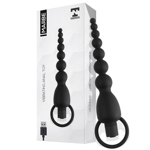 Tira de bolas anais com vibração - Recarregável - Marbe - Tardenoche