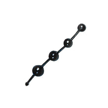 Carregar imagem no visualizador da galeria, Tira de bolas pretas - New Jelly Thai Beads
