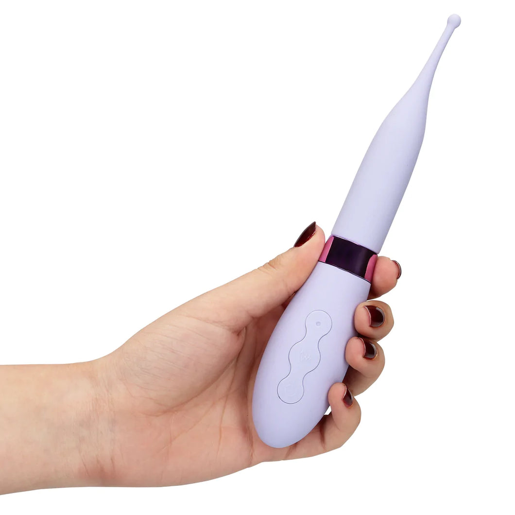 Varinha / Estimulador de clitóris - Recarregável - Silicone tip vibrator - Loveline