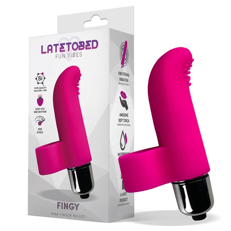Vibrador de dedo - Fingy - Rosa - Latetobed