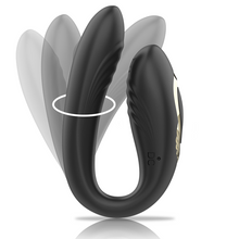 Carregar imagem no visualizador da galeria, Vibrador duplo - para casal - com movimento de rotação 360º e comando - Rotating wearable dual vibrator
