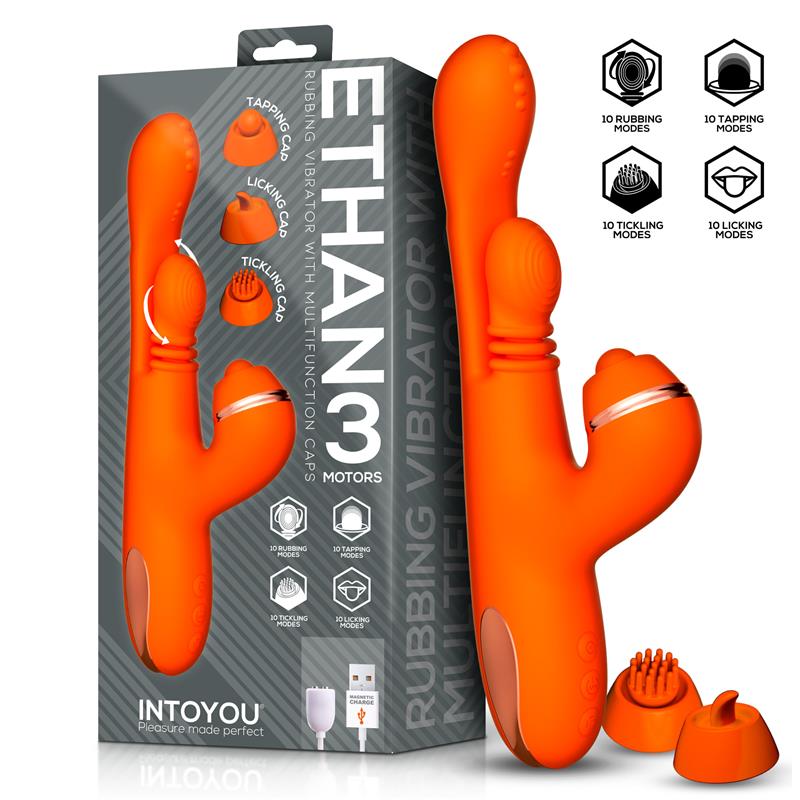 Vibrador vaginal com estimulador de clitóris 3 em 1 - Ethan