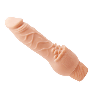 Vibrador realístico - 19.5 cm - Bege - Clark