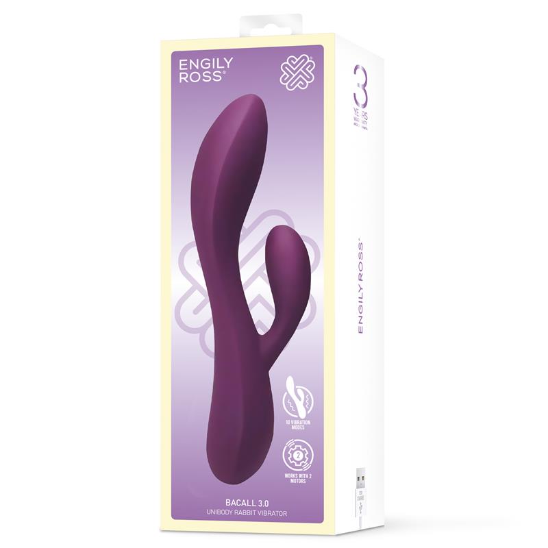 Vibrador vaginal com estimulador de Clitóris - Bacall 3.0 - Engily Ross