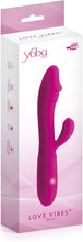 Carregar imagem no visualizador da galeria, Vibrador recarregável - Vaginal e Ponto G com estimulador de clitóris - Rosa - BECCA - Yoba
