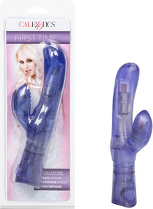 Vibrador vaginal com estimulador de clitóris - First time dual exciter