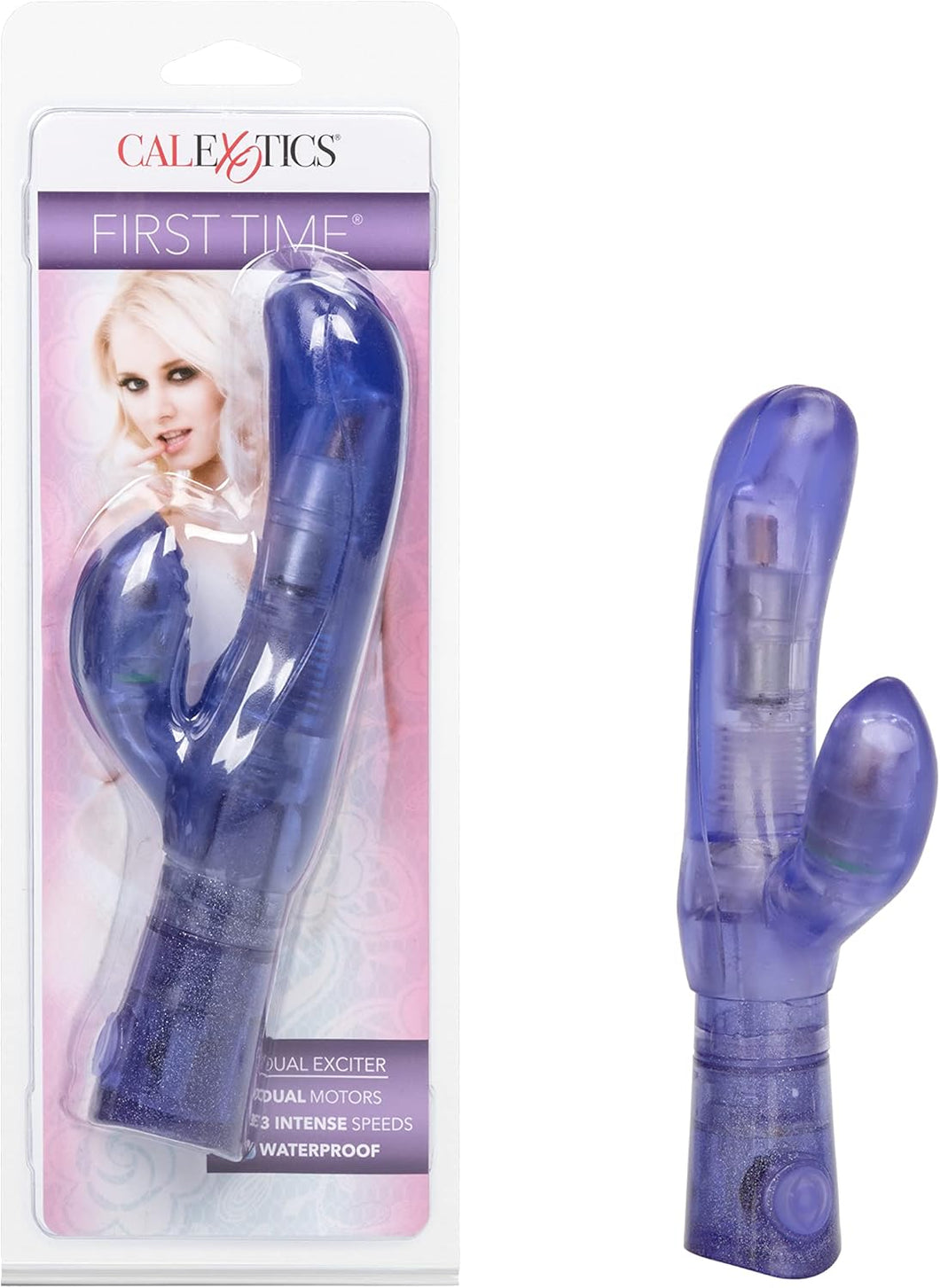 Vibrador vaginal com estimulador de clitóris - First time dual exciter