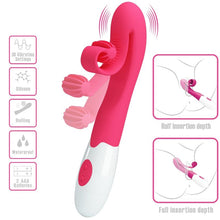 Carregar imagem no visualizador da galeria, Vibrador vaginal com estimulador de clitóris - Tatianna - Romance

