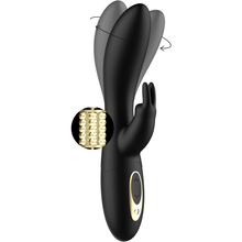 Carregar imagem no visualizador da galeria, Vibrador vaginal com estimulador de clitóris e movimento de rotação - Rotating rabbit vibrator
