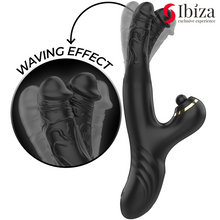 Carregar imagem no visualizador da galeria, Vibrador vaginal com estimulador de clitóris com pulsação e duplo movimento de onda no ponto G - Tapping bobbing vibrator
