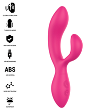 Carregar imagem no visualizador da galeria, Vibrador vaginal e Ponto G com estimulador de clitóris - Charly - 20cm - Intense
