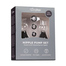 Carregar imagem no visualizador da galeria, Sugadores de mamilos - Nipple pump set - Preto - Easy Toys
