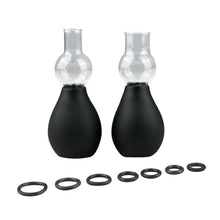 Carregar imagem no visualizador da galeria, Sugadores de mamilos - Nipple pump set - Preto - Easy Toys
