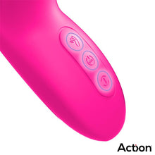 Carregar imagem no visualizador da galeria, Vibrador vaginal com estimulador de clitóris, movimento de dedo e dupla pulsação - Antony - Action
