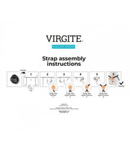 Carregar imagem no visualizador da galeria, Strap-on oco com vibração e comando sem fios - 14.2 cm - Preto  - H3 - Virgite
