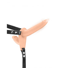 Carregar imagem no visualizador da galeria, Strap-on vibratório recarregável - Bege - Fetish Tentation
