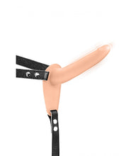 Carregar imagem no visualizador da galeria, Strap-on com vibratório recarregável - Bege - Fetish Tentation
