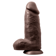 Carregar imagem no visualizador da galeria, Dildo realístico castanho XXL - 25 cm - Chub - Au naturel

