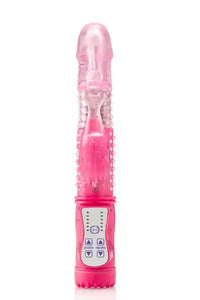 Vibrador vaginal com estimulador de clitóris - Rosa - Rabbit Vibrator - Zenn