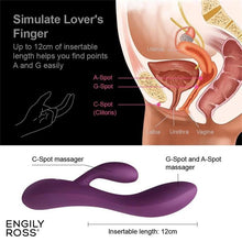 Carregar imagem no visualizador da galeria, Vibrador recarregável - Vaginal e Ponto G com Estimulador de Clitóris - Bacall 3.0 - Engily Ross
