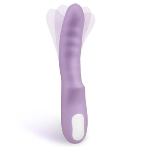 Vibrador recarregável Vaginal com movimento de rotação - Bright Purple - IntoYou