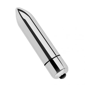 Bala vibratória - Prateada - Bullet Vibrating Massager