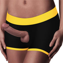 Carregar imagem no visualizador da galeria, Boxer/Arnês para Strap-on - M/L - Horny Strapon Shorts - Lovetoy
