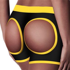 Boxer/Arnês para Strap-on - M/L - Horny Strapon Shorts - Lovetoy
