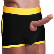Carregar imagem no visualizador da galeria, Boxer/Arnês para Strap-on - M/L - Horny Strapon Shorts - Lovetoy
