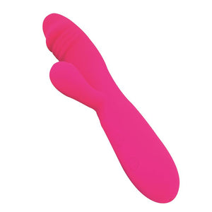 Vibrador recarregável Vaginal e Ponto G com estimulador de Clitóris - Candy - Goodies