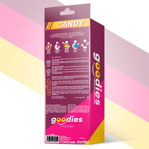 Vibrador recarregável Vaginal e Ponto G com estimulador de Clitóris - Candy - Goodies