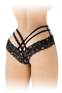 Tanga em renda - Preto - Anne  - Fashion Secret