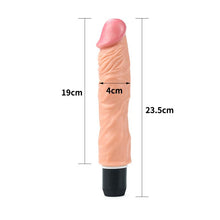 Carregar imagem no visualizador da galeria, Vibrador realístico flexível - 24,5 cm - Bege - Xtreme Flexy - LoveToy
