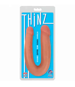 Dildo duplo realístico - 14 e 13.5 cm - Thinz - XR - THINZ
