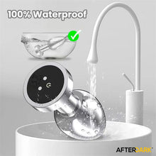 Carregar imagem no visualizador da galeria, Plug anal metálico com vibração - Recarregável - S - Prateado - Dimpor - Afterdark
