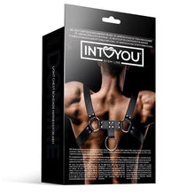Carregar imagem no visualizador da galeria, Arnês Masculino feito em couro vegano - DOMINE - INTOYOU
