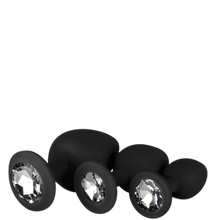 Carregar imagem no visualizador da galeria, Conjunto 3 Plugs Anais com Brilhantes - Diamond Plug Set - Easy Toys
