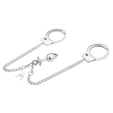 Carregar imagem no visualizador da galeria, Algemas e plug anal - Hand cuffs with anal plug - Latetobed
