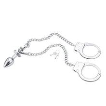 Carregar imagem no visualizador da galeria, Algemas e plug anal - Hand cuffs with anal plug - Latetobed
