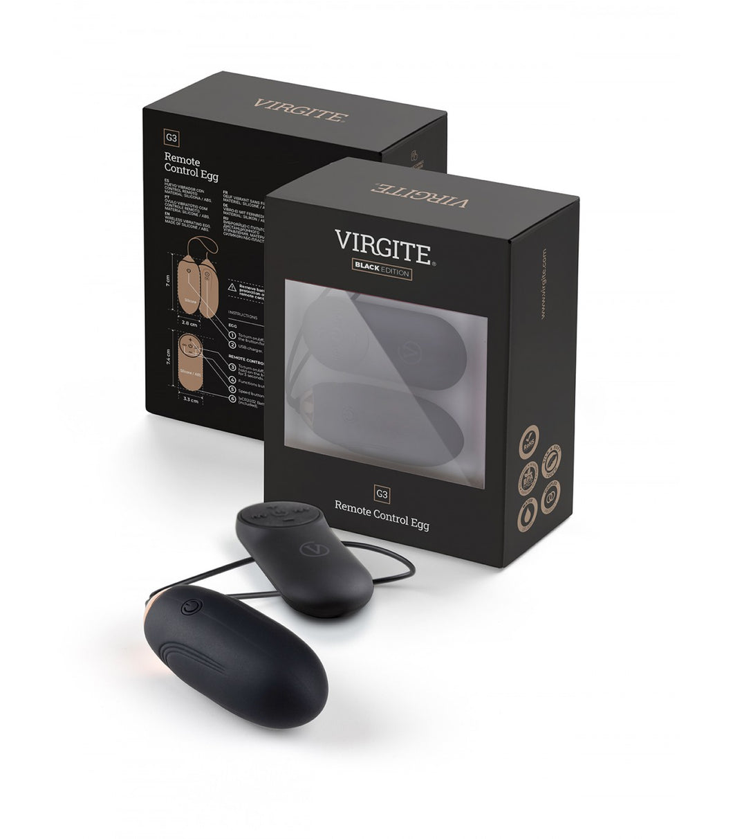 Ovo Vibratório Recarregável com Comando sem fios - G3 - Virgite