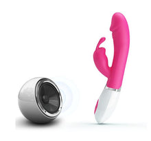 Carregar imagem no visualizador da galeria, Vibrador vaginal com estimulador de clitóris - Gene - Pretty Love
