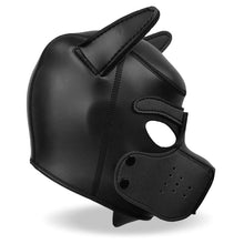 Carregar imagem no visualizador da galeria, Máscara de Cachorro com Focinho Removível Preta- Hound - IntoYou
