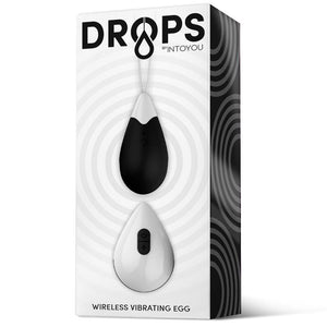 Ovo vibratório vaginal com comando - Preto - Drops - IntoYou
