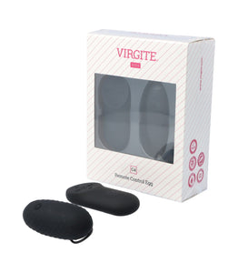 Ovo vibratório vaginal com comando - Preto - Recarregável - G4 - Virgite