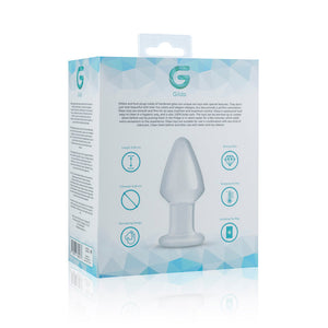 Plug anal em vidro - Handmade glass butt plug - No.25 - Gildo