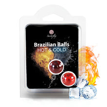 Carregar imagem no visualizador da galeria, 2 Bolas Lubrificantes Brazilian Balls - Efeito Quente e Frio – Secret Play
