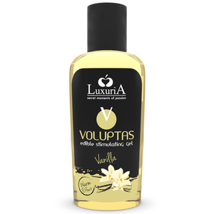 Óleo de massagem beijável - Efeito de aquecimento - Baunilha - 100ml - Voluptas