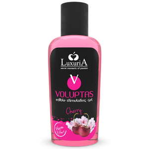 Óleo de massagem beijável - Efeito de aquecimento - Cereja - 100ml - Voluptas